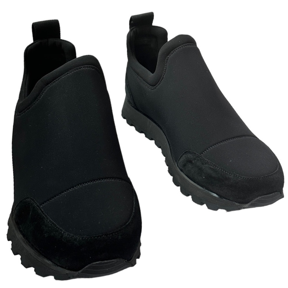 James PERSE New no tag Zuma Black Neoprene & Suede slip-on sneakers mens… - Picture 4 of 14
